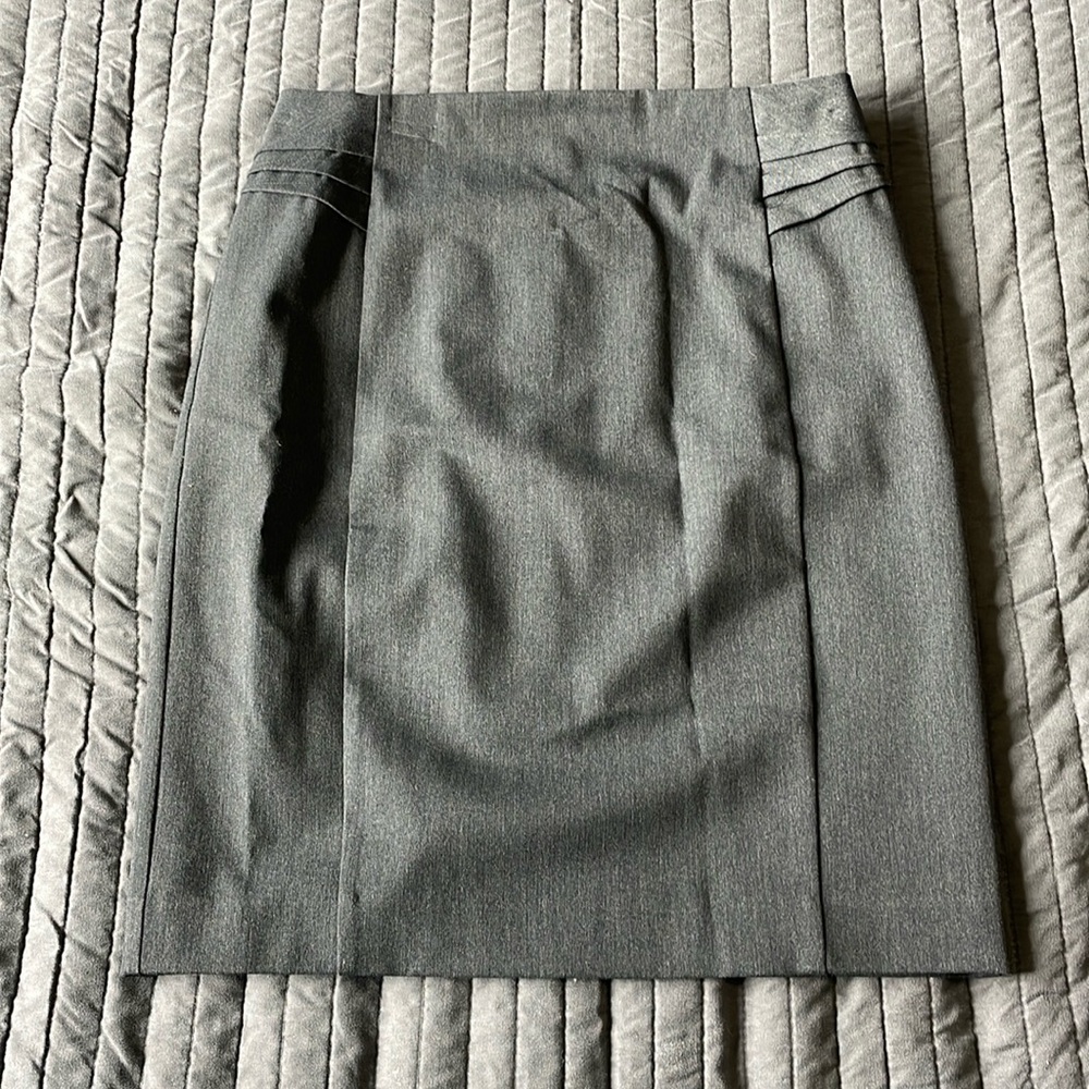 Express Dark Grey Pencil Suit Skirt Size 6